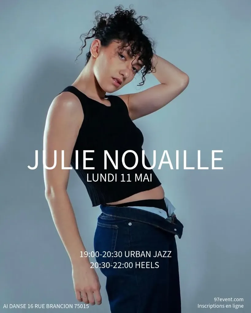 SPECIAL CLASS Urban Jazz - Julie Nouaille Lundi 20 Avril 19h/20h30